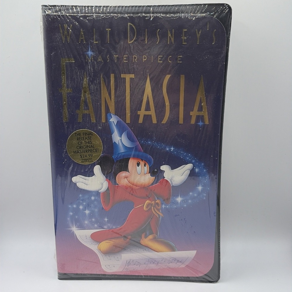Walt Disney's Masterpiece Fantasia (VHS, 1991) New Sealed 1132 From Kmart